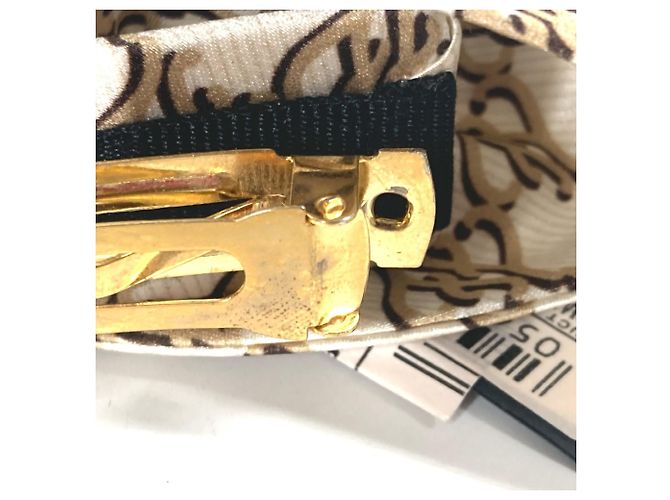 Fermaglio per capelli in nastro Fendi FXT114 Beige - vista 7