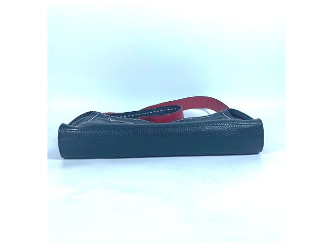 Borsa Selleria 7V07 in pelle Fendi Nero Rosso - vista 3