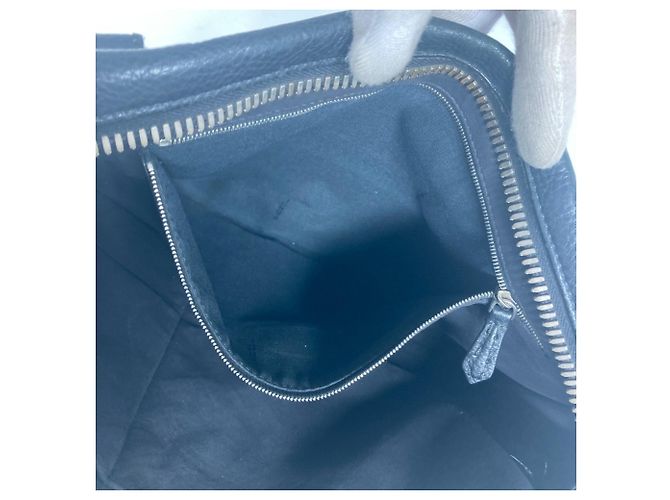 Borsa Selleria 7V07 in pelle Fendi Nero Rosso - vista 9