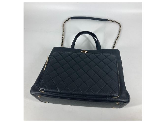 Chanel Caviar-Leder Tote Bag Schwarz - Ansicht 10