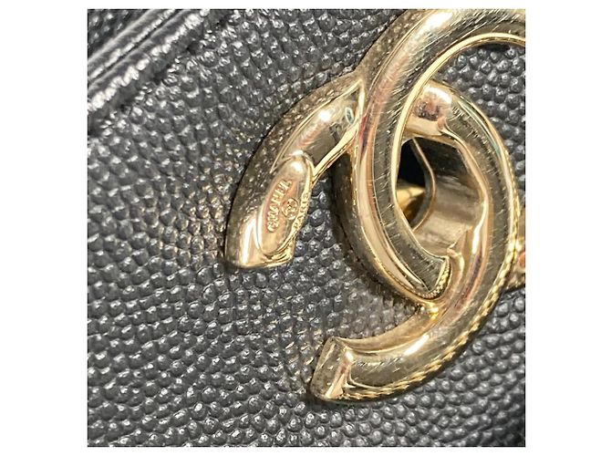 Chanel Caviar-Leder Tote Bag Schwarz - Ansicht 11