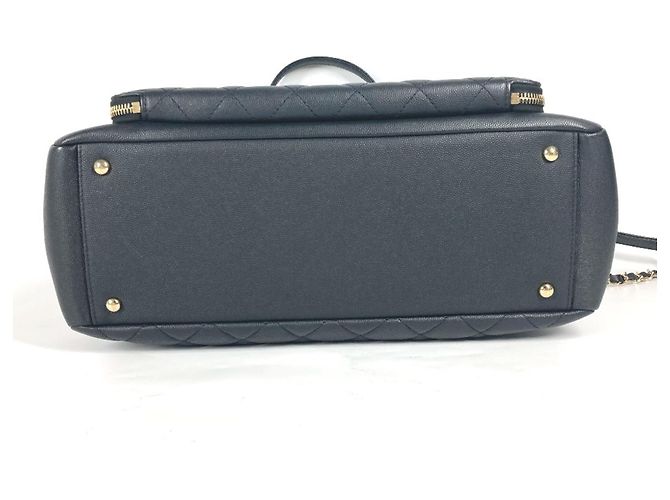 Chanel Caviar-Leder Tote Bag Schwarz - Ansicht 4
