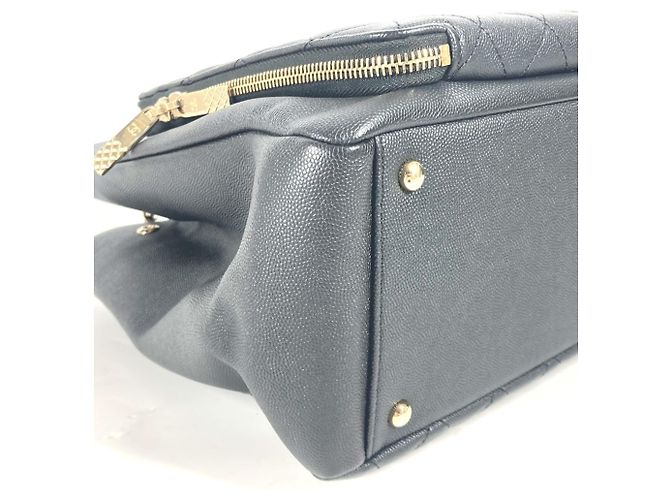 Chanel Caviar-Leder Tote Bag Schwarz - Ansicht 6