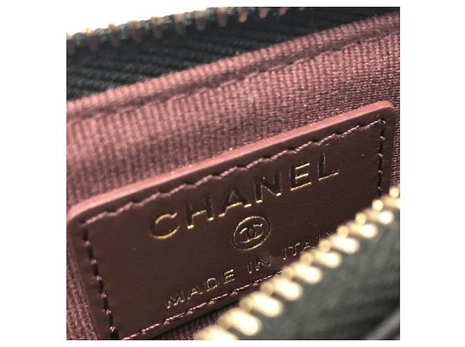 Monedero de cuero caviar Chanel Negro - vista 13