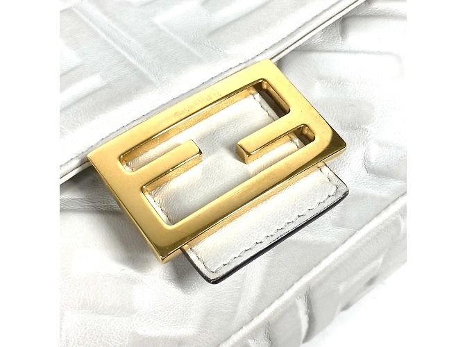 Borsa a secchiello Mamma Zucca 8BR600 di Fendi Bianco - vista 11