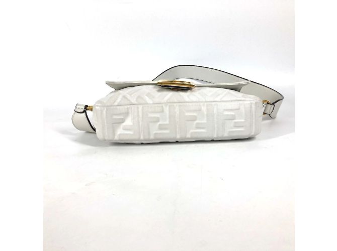 Borsa a secchiello Mamma Zucca 8BR600 di Fendi Bianco - vista 12