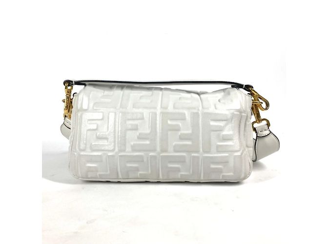 Borsa a secchiello Mamma Zucca 8BR600 di Fendi Bianco - vista 2