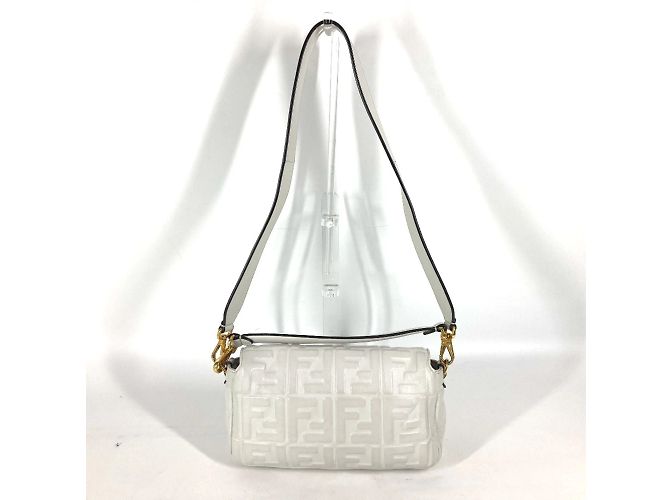 Borsa a secchiello Mamma Zucca 8BR600 di Fendi Bianco - vista 6