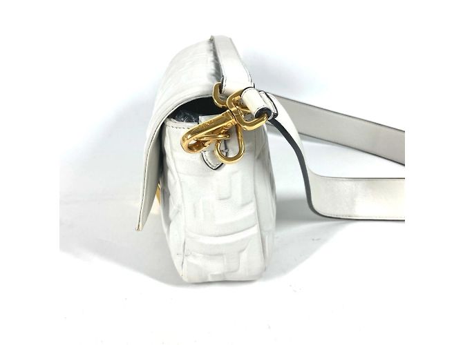 Borsa a secchiello Mamma Zucca 8BR600 di Fendi Bianco - vista 7