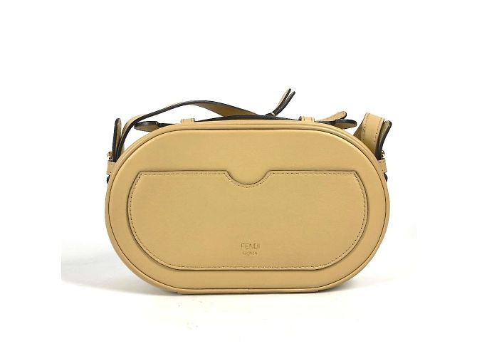 Fendi 8BS058 Bolsa de Câmera Bege - vista 3