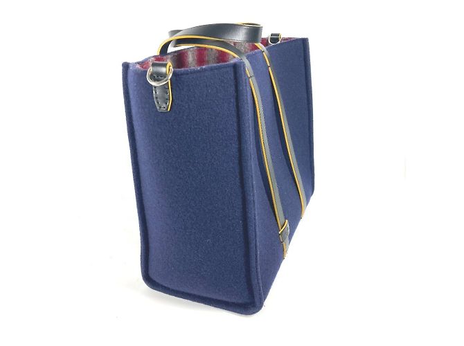 Fendi 7VA390 Schultertasche Marineblau - Ansicht 4