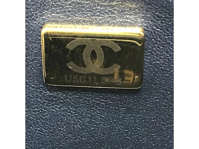 Borsa a Spalla Chanel Matelassé Gradiente Blu - vista 13