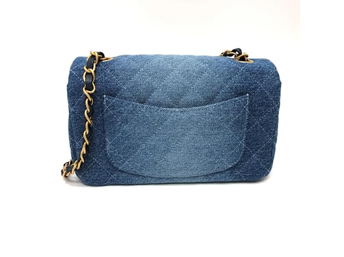 Borsa a Spalla Chanel Matelassé Gradiente Blu - vista 2