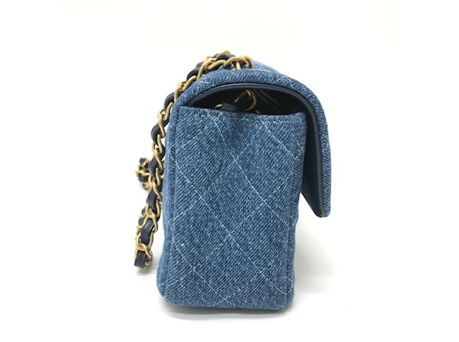 Borsa a Spalla Chanel Matelassé Gradiente Blu - vista 3