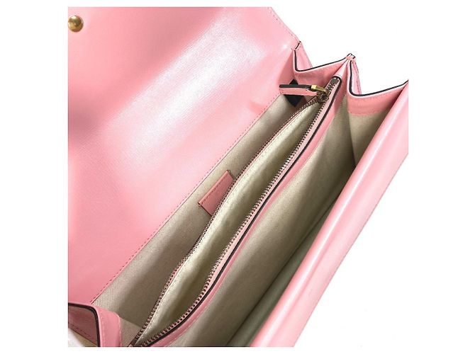 Gucci Bicolor Dionysus Chain Shoulder Bag Pink Red - view 13