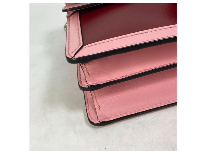 Gucci Bicolor Dionysus Chain Shoulder Bag Pink Red - view 9