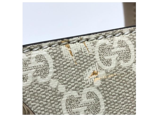 Borsa tote Gucci GG Supreme Interlocking G Beige - vista 6