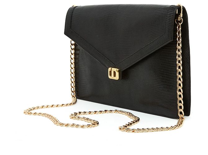Borsa Sac Pochette Dior Precious Nera degli anni '80 con 2 manici Nero - vista 3
