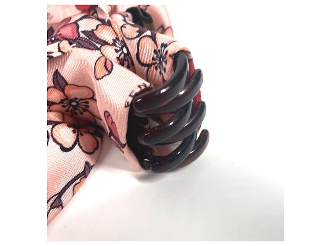 Fermaglio in seta rosa FENDI - vista 5