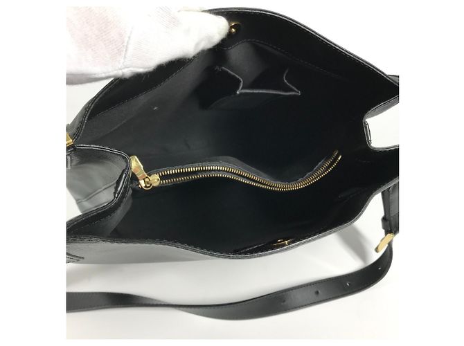 Borsa Tote Louis Vuitton Epi Mandala MM Nero - vista 11