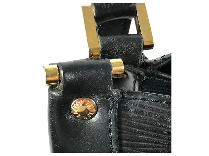 Borsa Tote Louis Vuitton Epi Mandala MM Nero - vista 9