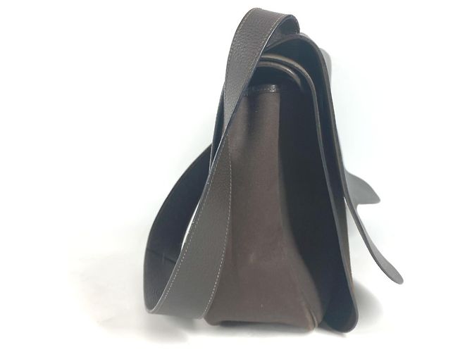 Borsa a flap Colorado GM di Hermès Marrone - vista 4