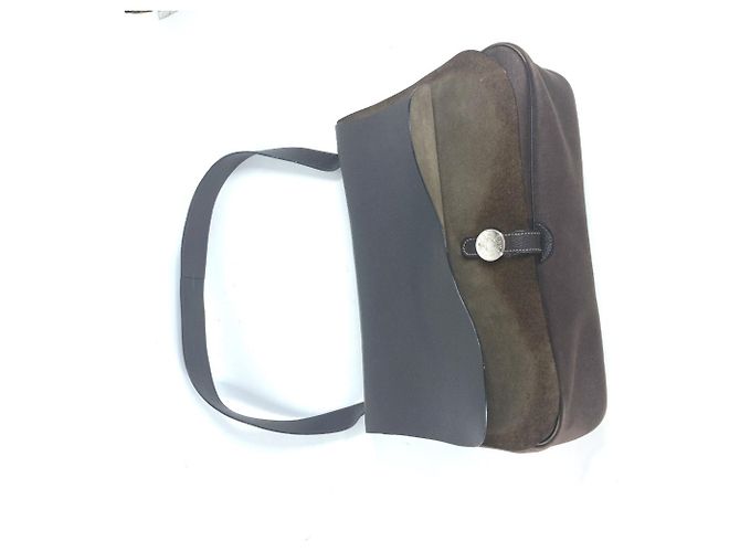 Borsa a flap Colorado GM di Hermès Marrone - vista 9