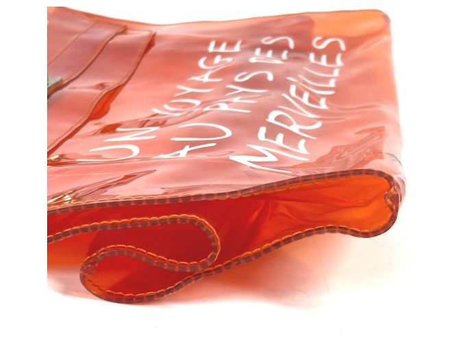 Borsa tote in vinile Kelly di Hermès Arancione - vista 4