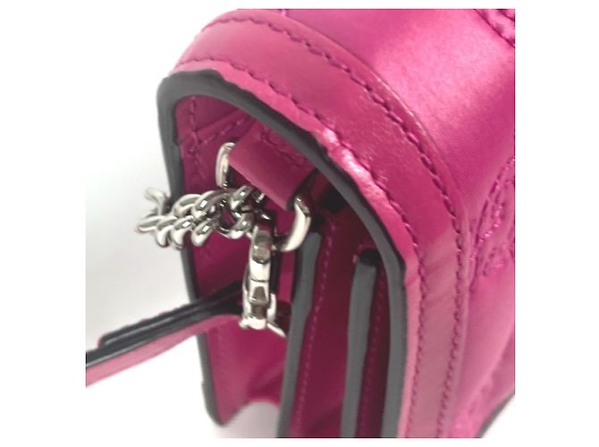 Bolsa de ombro Gucci GG Matelassé em couro acolchoado Rosa - vista 8
