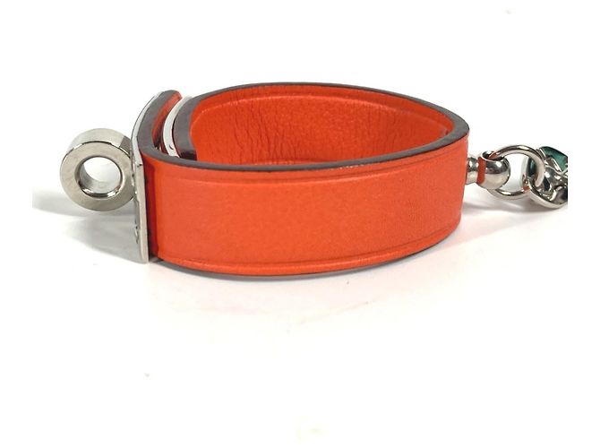 Porta guanti charm Kelly di Hermès Arancione - vista 2