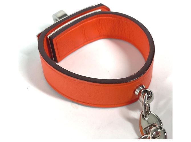 Porta guanti charm Kelly di Hermès Arancione - vista 3