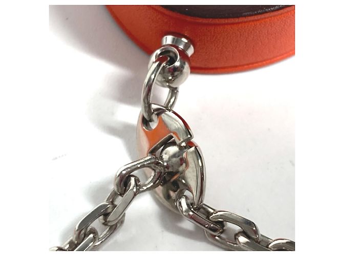Porta guanti charm Kelly di Hermès Arancione - vista 7