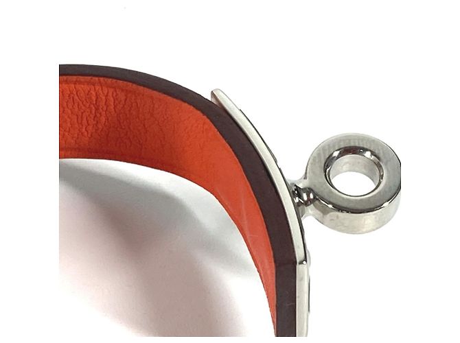 Porta guanti charm Kelly di Hermès Arancione - vista 9