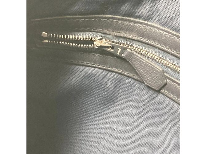 Hermès Borsa Clutch Hermes City Slide Blu navy - vista 12