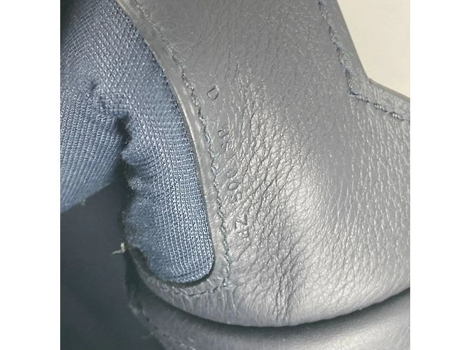 Hermès Borsa Clutch Hermes City Slide Blu navy - vista 14