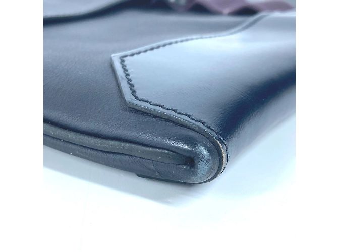 Hermès Borsa Clutch Hermes City Slide Blu navy - vista 7