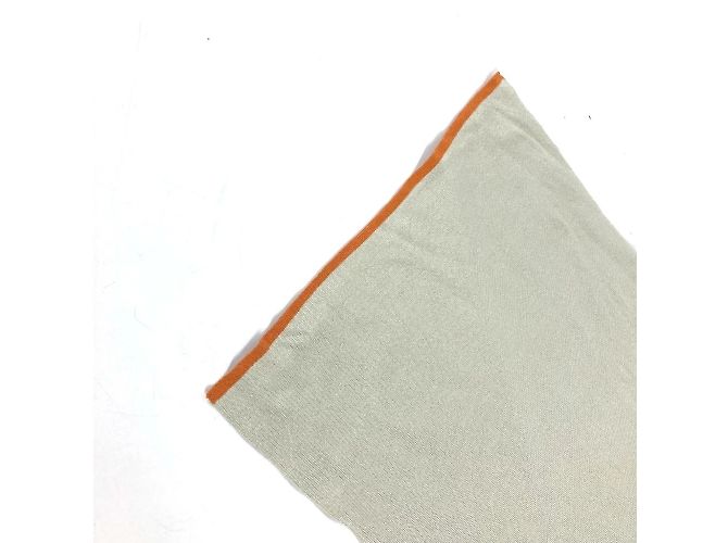 Hermès Bicolor Seidenschal von Hermes Orange Hellgrün - Ansicht 3