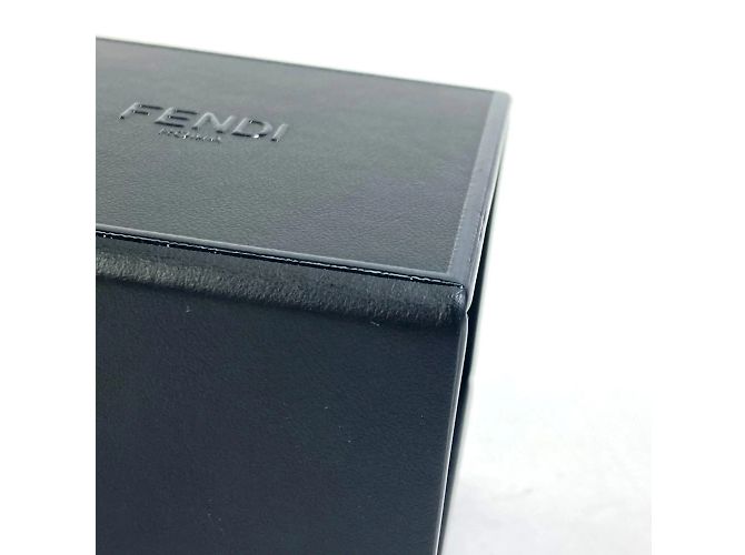Portachiavi Fendi Minibox Bag Charm Nero - vista 7