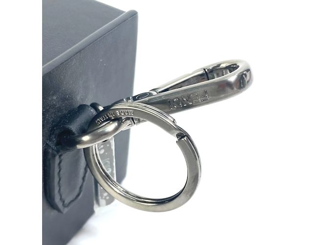Portachiavi Fendi Minibox Bag Charm Nero - vista 9