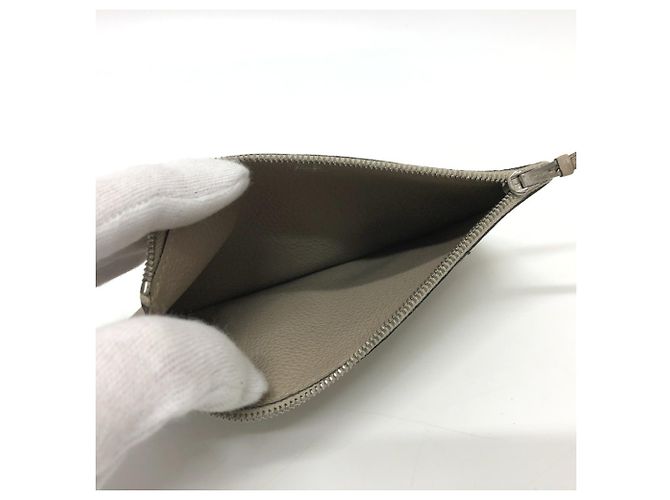 Hermès Hermes Dogon GM Langbörse aus beigem Togo-Leder - Ansicht 14