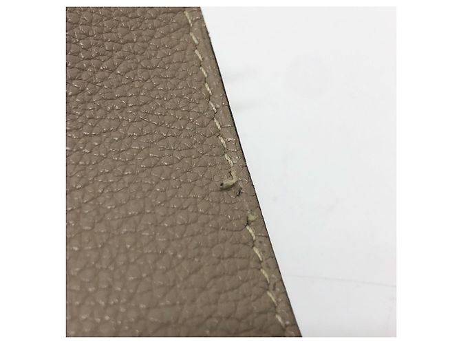 Hermès Hermes Dogon GM Langbörse aus beigem Togo-Leder - Ansicht 16