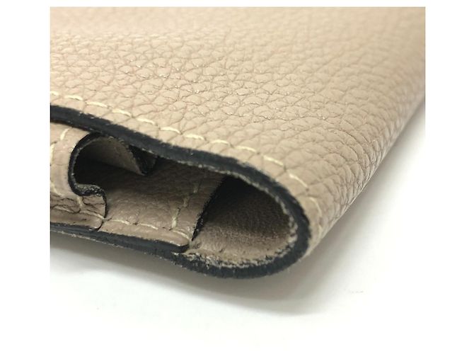 Hermès Hermes Dogon GM Langbörse aus beigem Togo-Leder - Ansicht 5