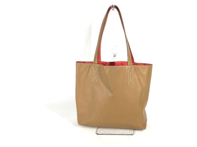 Borsa tote Bicolor Double Sens 28 di Hermès Rosa Beige - vista 12