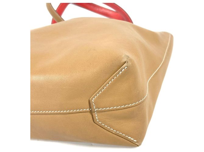 Borsa tote Bicolor Double Sens 28 di Hermès Rosa Beige - vista 15