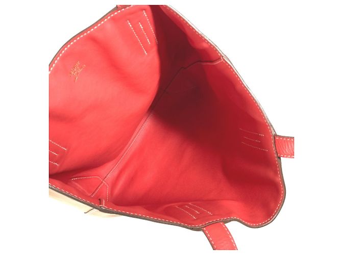 Borsa tote Bicolor Double Sens 28 di Hermès Rosa Beige - vista 17