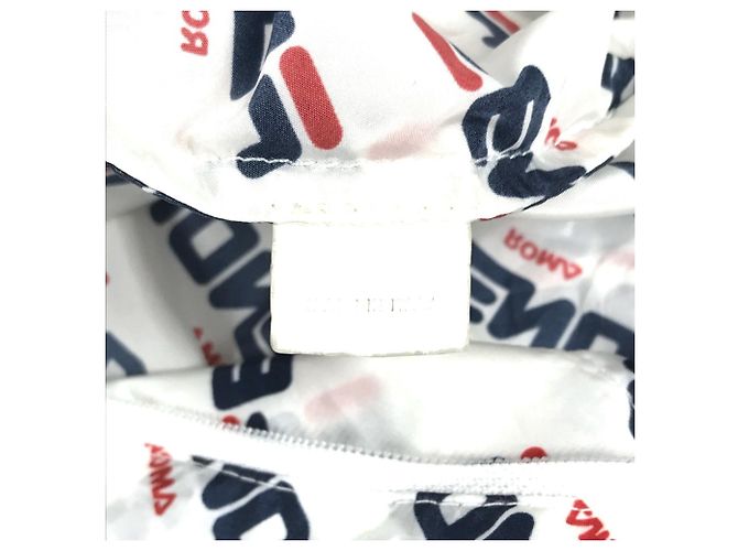 Fendi x FILA Damen Rucksack Weiß Rot Marineblau - Ansicht 12