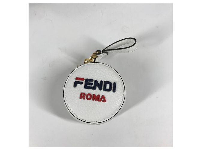 Fendi x FILA Damen Rucksack Weiß Rot Marineblau - Ansicht 14