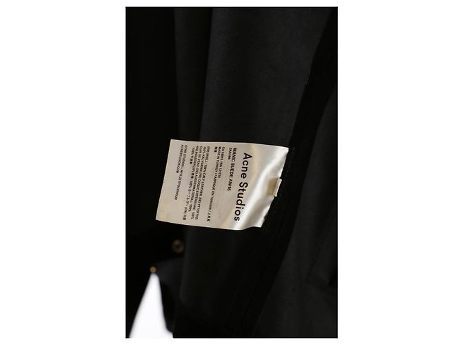 Acne Abrigo de cuero - vista 6