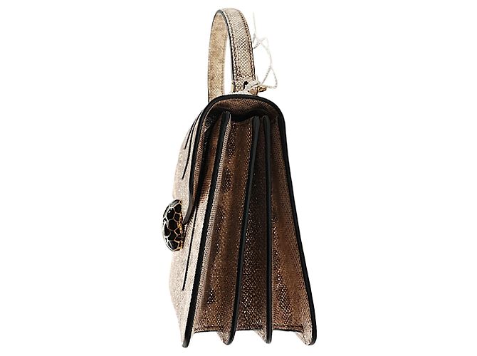 Borsa a tracolla Bulgari Serpenti Forever Argento - vista 3