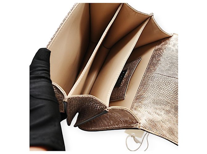 Borsa a tracolla Bulgari Serpenti Forever Argento - vista 6